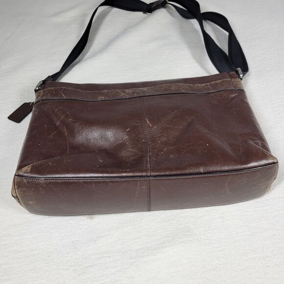 Coach Crossbody Laptop Bag Purse Womens Brown Designer Messenger Computer Work - Picture 11 of 16